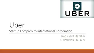 Uber: From Startup to International Success