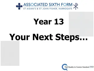 Next Steps after Year 13 for Students: Apprenticeships, Gap Years, and UCAS Offers