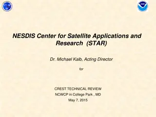 NOAA Satellite Applications and Research Center Overview