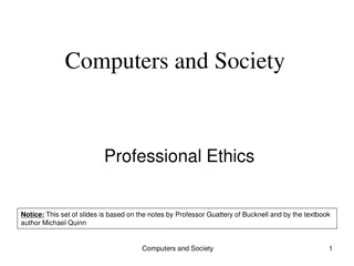 Professional Ethics and Characteristics of Professions