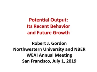 Potential Output Growth and Future Trends