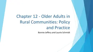 Aging in Rural Communities: Challenges and Strategies