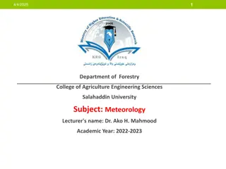 Importance of Meteorology in Understanding Earth's Weather