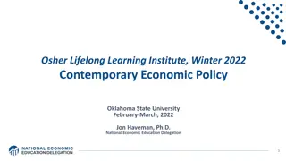 Winter 2022 Contemporary Economic Policy at Oklahoma State University