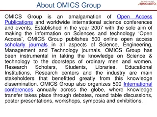 OMICS Group: Publications and International Science Conferences