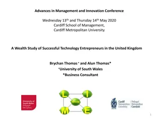 Wealth Study of UK Technology Entrepreneurs - Management & Innovation