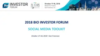 Maximizing Social Media Engagement at 2018 BIO Investor Forum