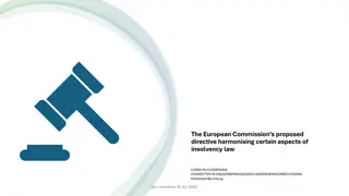 Harmonising Insolvency Laws in the European Union