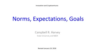 Innovation, Cryptoventures, and Academic Expectations