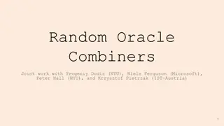 Random Oracle Combiners in Cryptography