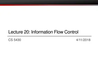 Control of Information Flow in Computer Systems