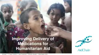 Enhancing Humanitarian Medication Delivery for Aid Groups