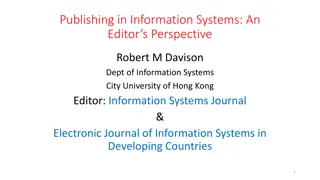 Insights from an Information Systems Journal Editor