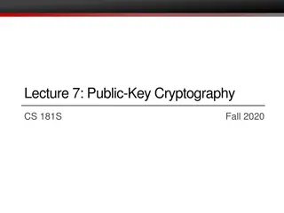 Public Key Cryptography: Fundamentals and RSA Encryption