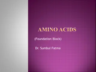 Amino Acids and Their Classification