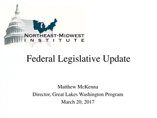 Legislative Update: Congress Actions on Federal Budget and Great Lakes Funding