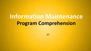 Code Comprehension Techniques and Tools