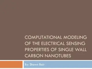 Modeling Electrical Sensing Properties of Carbon Nanotubes