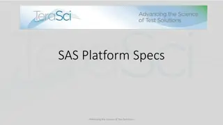 Advancing the Science of Test Solutions with SAS Platform