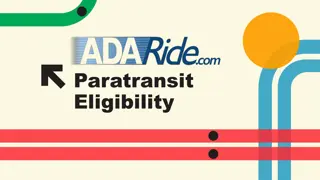 Enhancing Paratransit Accessibility Through Innovative Solutions