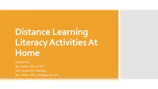Engage Kids at Home with Distance Learning Literacy Activities