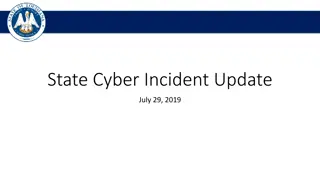 Louisiana State Cyber Incident Update and Action Steps for School Systems
