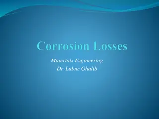 Corrosion Losses and Costs in Materials Engineering