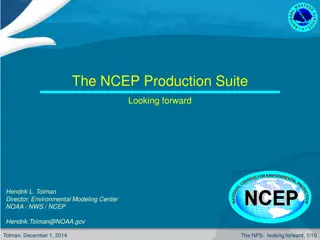 NOAA Modeling Strategy and Future Directions