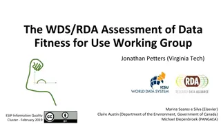 Approaches for Enhancing Data Fitness and Usability