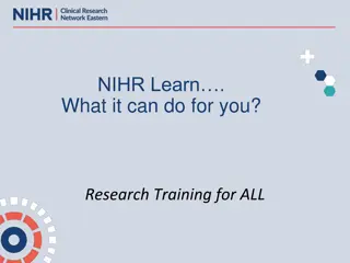 Clinical Research Training Opportunities and Resources