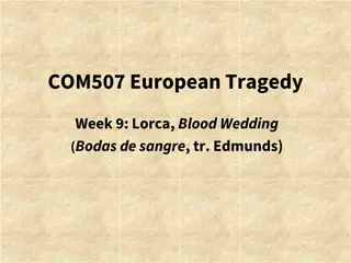 Exploring Lorca's Blood Wedding: Tragedy, Life Basis & Career