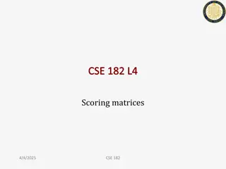 Diversity in Scoring Matrices and Protein Function Analysis