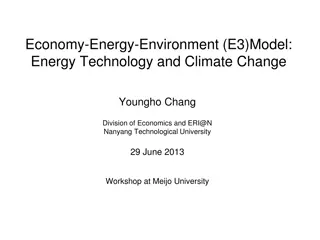 Analyzing the Economy-Energy-Environment (E3) Model and Climate Change Relationship