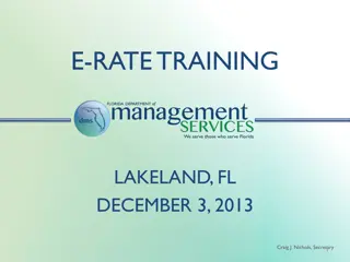 E-Rate Program and Florida Funding Commitments