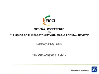 Critical Review of Electricity Act 2003: Achievements and Challenges