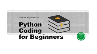 Introduction to Python Programming for Beginners