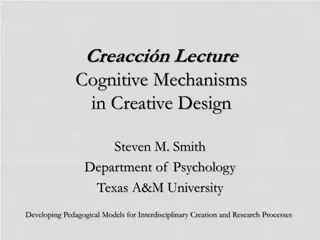 Exploring Cognitive Mechanisms in Creative Design and Cognition