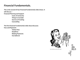 Financial Planning and Support Costs for University Students