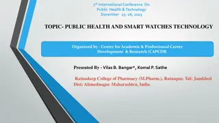 Smart Watches in Public Health: Advancements and Implications