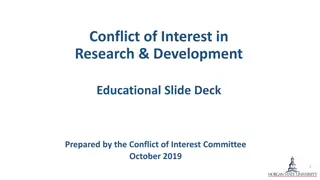 Managing Conflict of Interest in Research & Development: Maryland Ethics Law