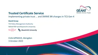 TCS Trusted Certificate Service and Changes in TCS Gen. 4