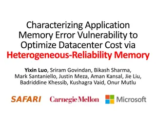Optimize Datacenter Costs with Heterogeneous Memory Reliability