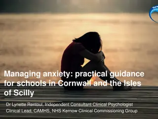 Practical Guidance for Managing Anxiety in Schools