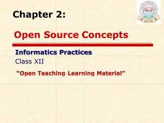 Open Source Software Concepts and Practices in Informatics Class XII