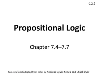 Propositional Logic Syntax and Examples: Understanding Knowledge Bases