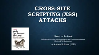 Cross-Site Scripting (XSS) Attacks and Countermeasures