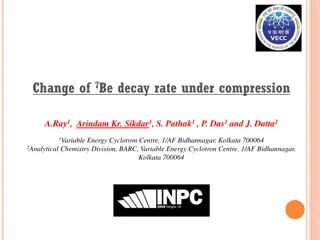 7Be Decay Rate under Compression: Effects on Electron Capture