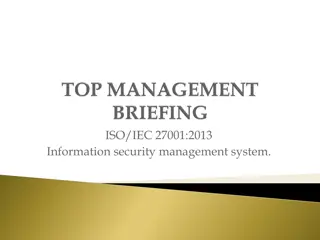 Information Security Management System (ISMS) and ISO/IEC 27001:2013 Standards