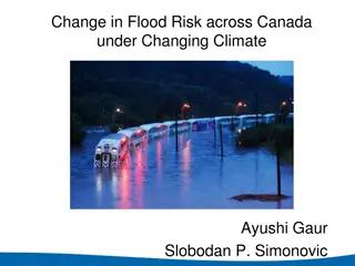 Variability of Flood Risk in Canada Amid Climate Change