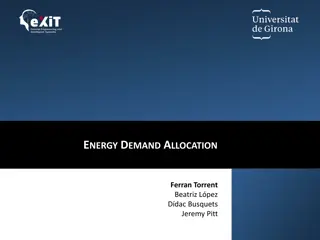 Energy Demand Allocation and Management Methods in Distributed Energy Resources